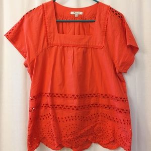 Madewell Eyelet Blouse